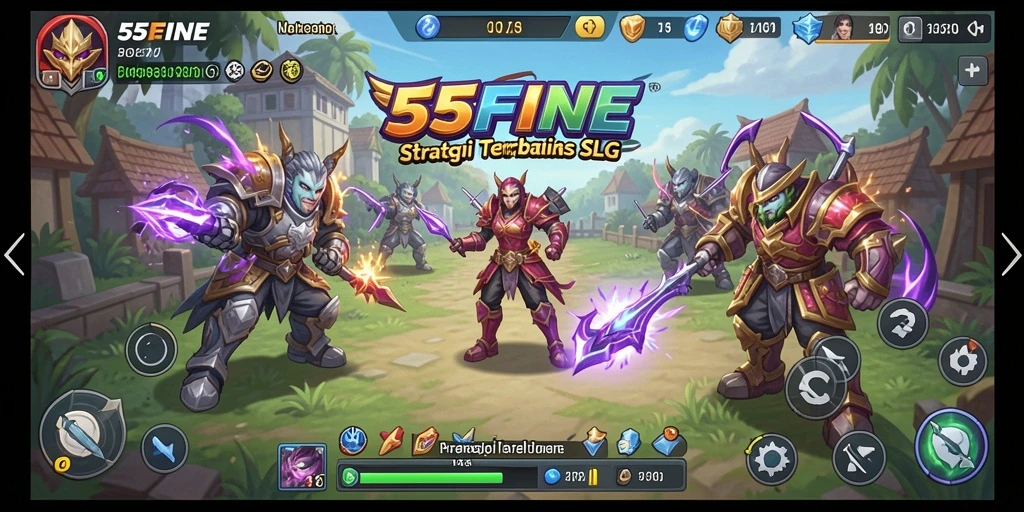Gameplay seru dan mendebarkan di 55FIVE.