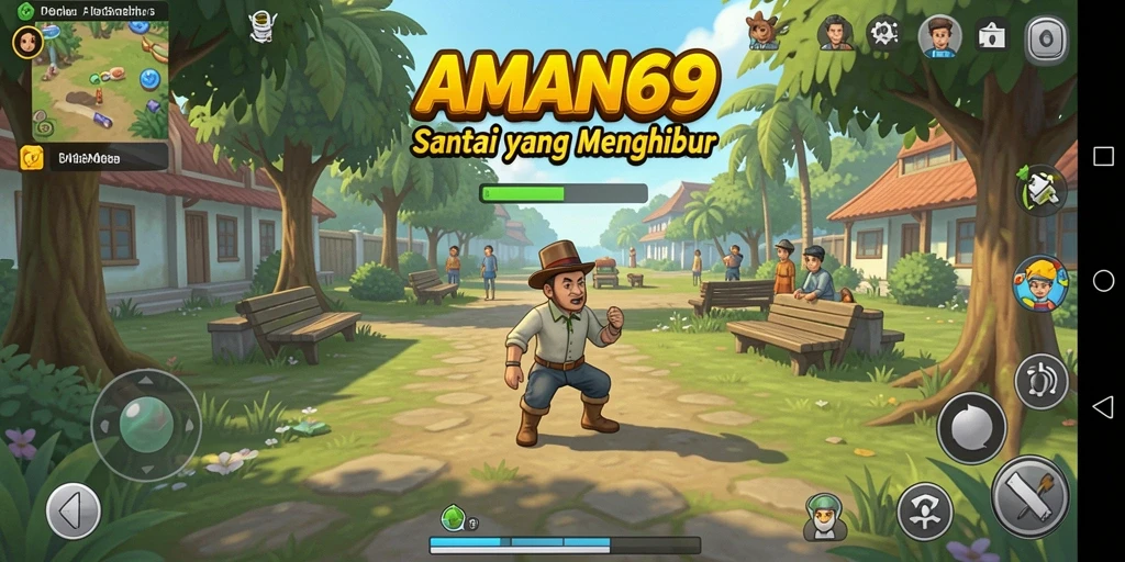 Tampilan gameplay seru dan menarik di AMAN69, siap menghibur Anda.