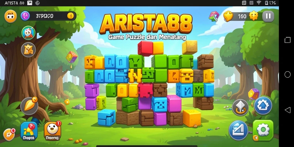 Tampilan gameplay ARISTA88 yang mengesankan dan menantang.