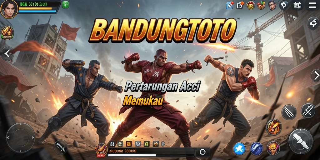 Tangkapan layar BANDUNGTOTO menampilkan pertarungan yang mendebarkan.