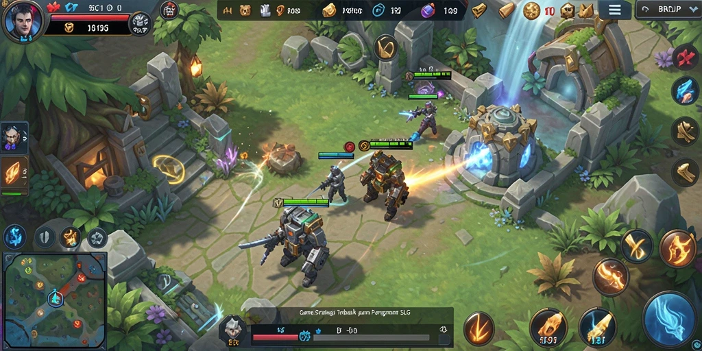 Tampilan menarik dari BROJP dengan aksi gameplay SLG yang intens.