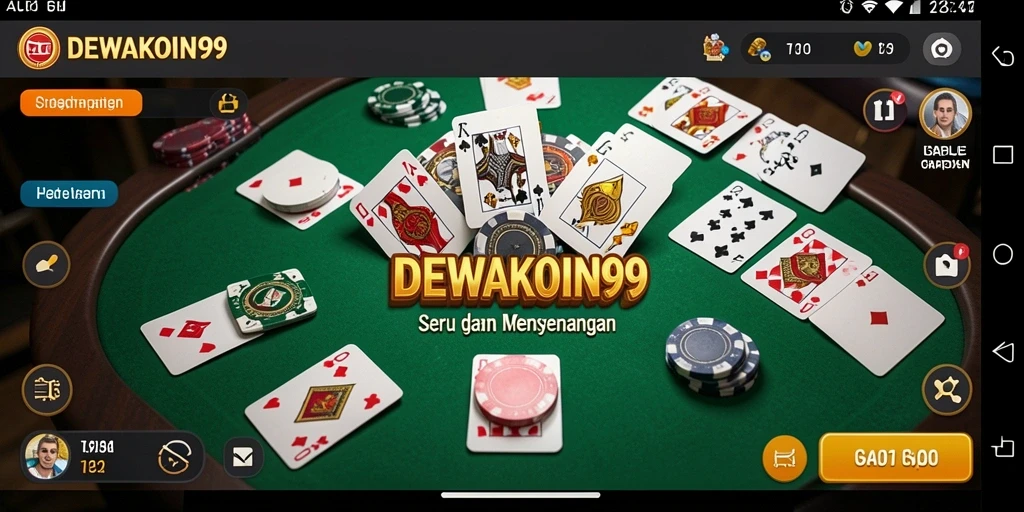 Tampilan gameplay menarik dari aplikasi DEWAKOIN99.