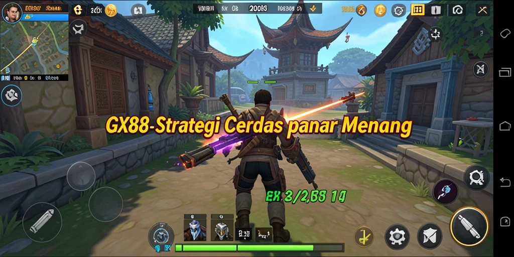 Screenshot mendebarkan dari gameplay GX88 yang menunjukkan strategi cerdas.