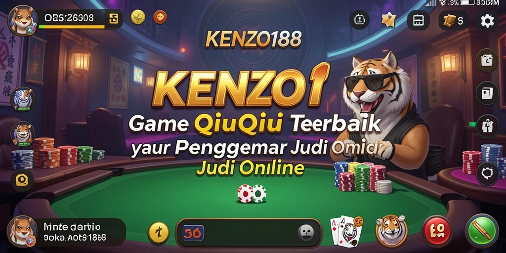 Tampak gameplay seru dari KENZO188 yang penuh strategi QiuQiu.