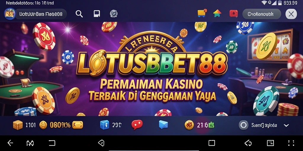 Tampilan menarik dari gameplay LOTUSBET88 dengan berbagai pilihan permainan kasino.