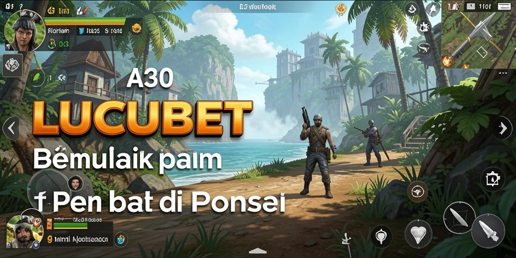 Tampilan gameplay menarik dari LUCUBET dengan berbagai tantangan dan karakter.