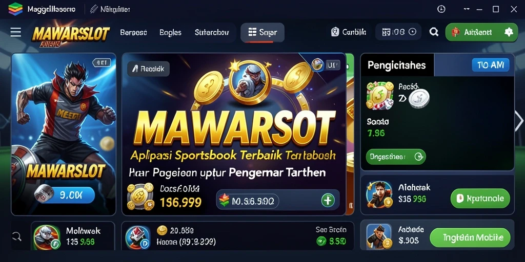 Tampilan menarik dan gameplay Sportsbook yang mengasyikkan di <strong>MAWARSLOT</strong>.