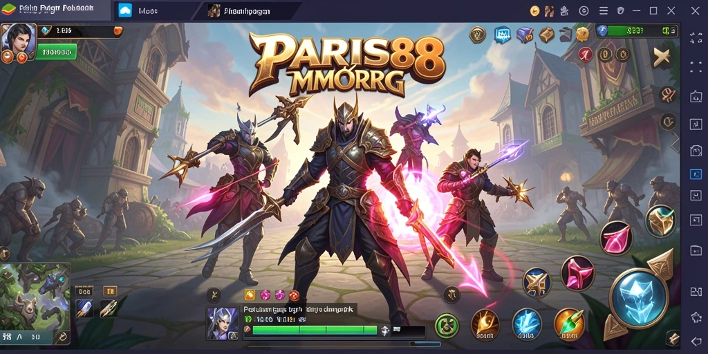 Tampilan gameplay menegangkan dari PARIS88 yang penuh aksi.