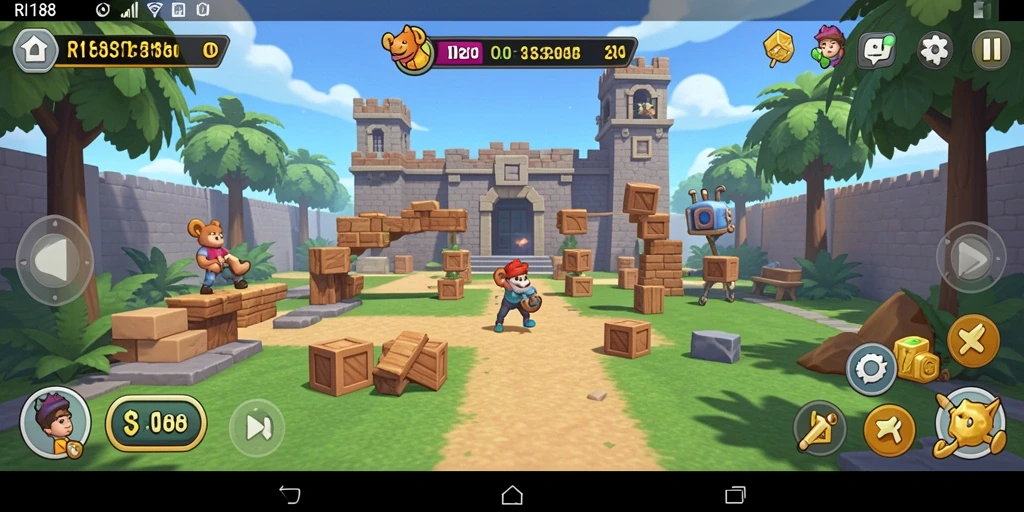 Tampilan gameplay menarik dari RI188 dengan berbagai teka-teki seru.