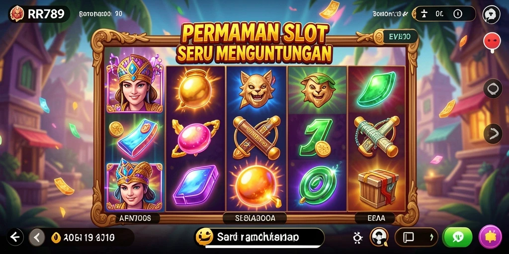 Tampilan gameplay RR789 yang seru dan menghibur dalam permainan Slot.