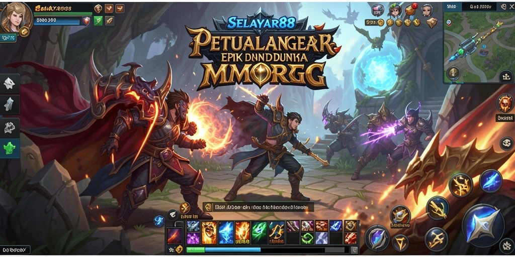 Tampilan grafis menawan dari gameplay SELAYAR88 dengan pemandangan alam fantastis.