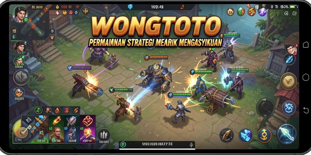 Tampilan gameplay WONGTOTO yang penuh strategi dan aksi.